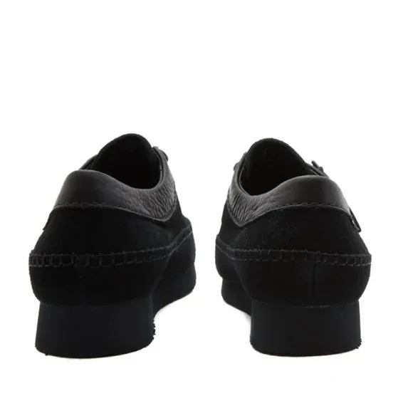 clarks weaver gtx black suede